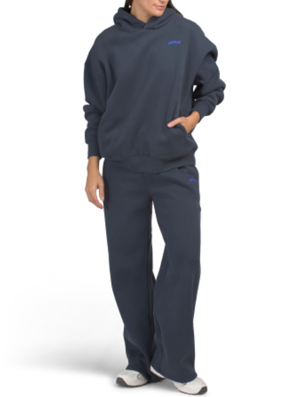 WILO Wellness Club Hoodie And Wide Leg Pants Set